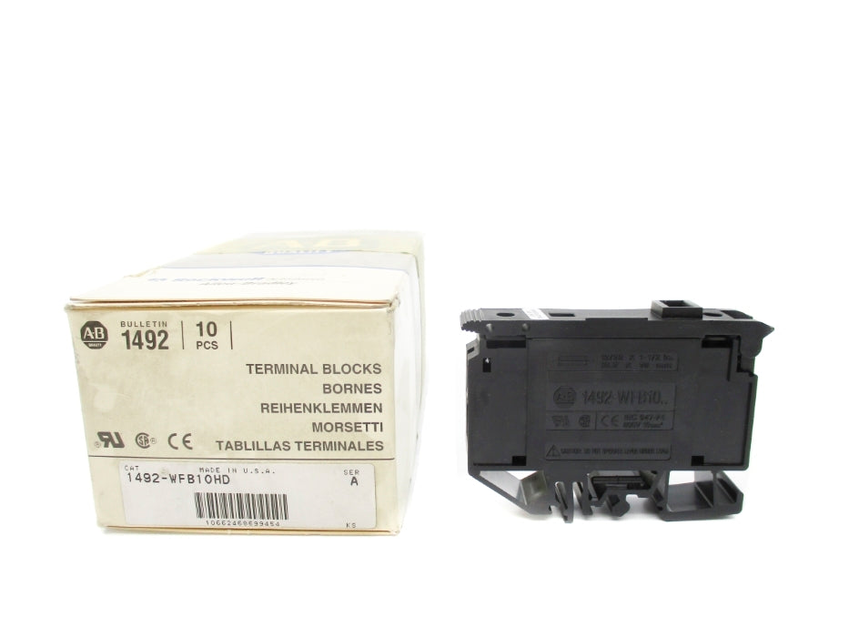 ALLEN BRADLEY 1492-WFB10HD SER. A (PKG OF 10) NSMP