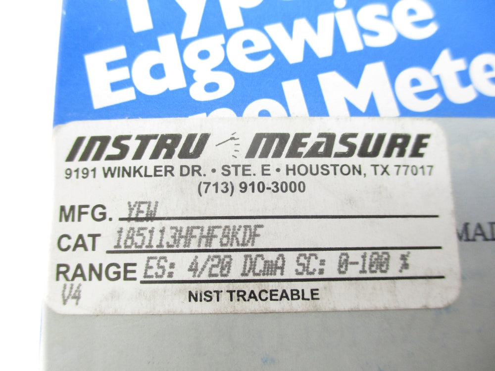 YOKOGAWA 185113HFHF8KDF 0-100 NSMP