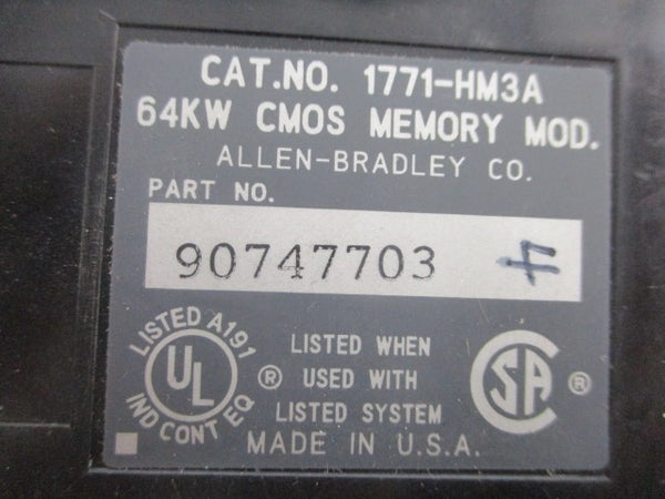 ALLEN BRADLEY 1771-HM3A UNMP