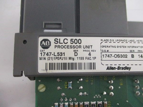 ALLEN BRADLEY 1747-L531 SER. D F/W 14 (NO DOOR) UNMP