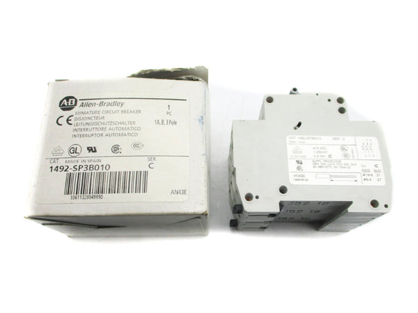 ALLEN BRADLEY 1492-SP3B010 SER. C 415VAC 1A NSMP