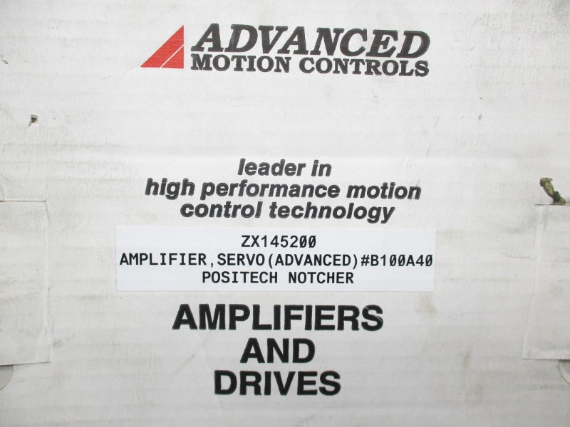 ADVANCED MOTION B100A40P NSMP