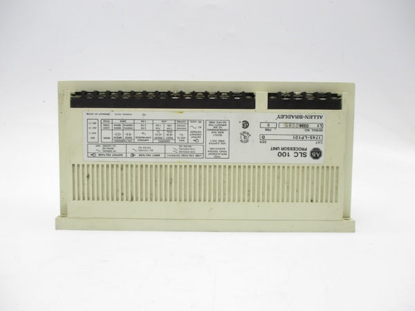 ALLEN BRADLEY 1745-LP101 SER. D F/W 5 85-132VAC NSNP