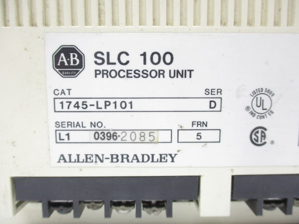 ALLEN BRADLEY 1745-LP101 SER. D F/W 5 85-132VAC NSNP