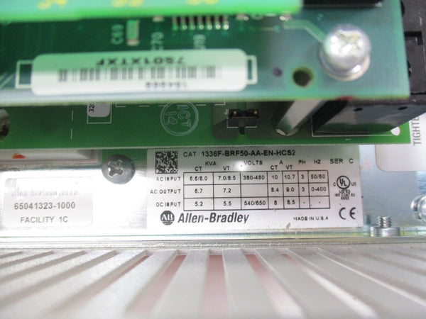 ALLEN BRADLEY 1336F-BRF50-AA-EN-HCS2 SER. C 380-480VAC NSNP