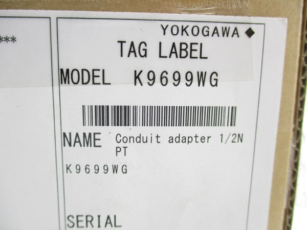 YOKOGAWA K9699WG 1/2" NSMP