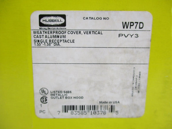 HUBBELL WP7D NSMP