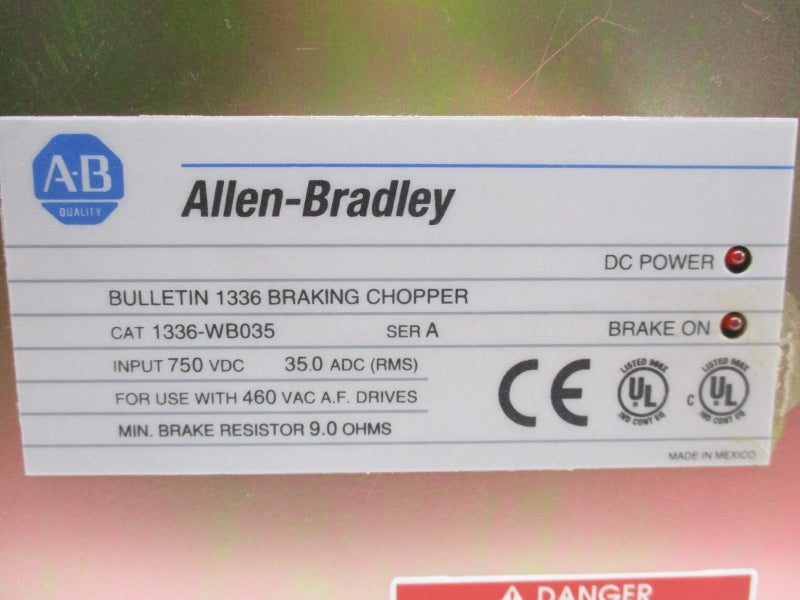 ALLEN BRADLEY 1336-WB035 SER. A 750VDC NSNP
