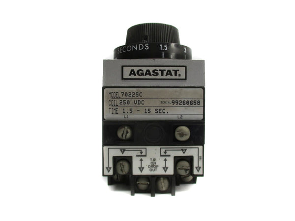 AGASTAT 7022SC 250VDC 1.5-15S UNMP