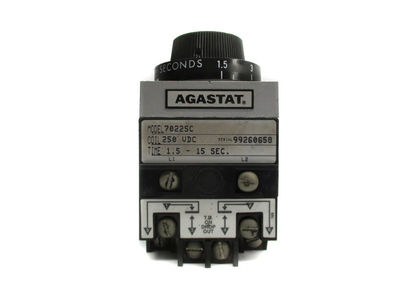 AGASTAT 7022SC 250VDC 1.5-15S UNMP