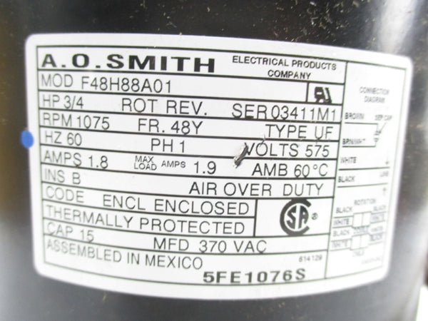 A.O. SMITH F48H88A01 575V 1.9A NSMP