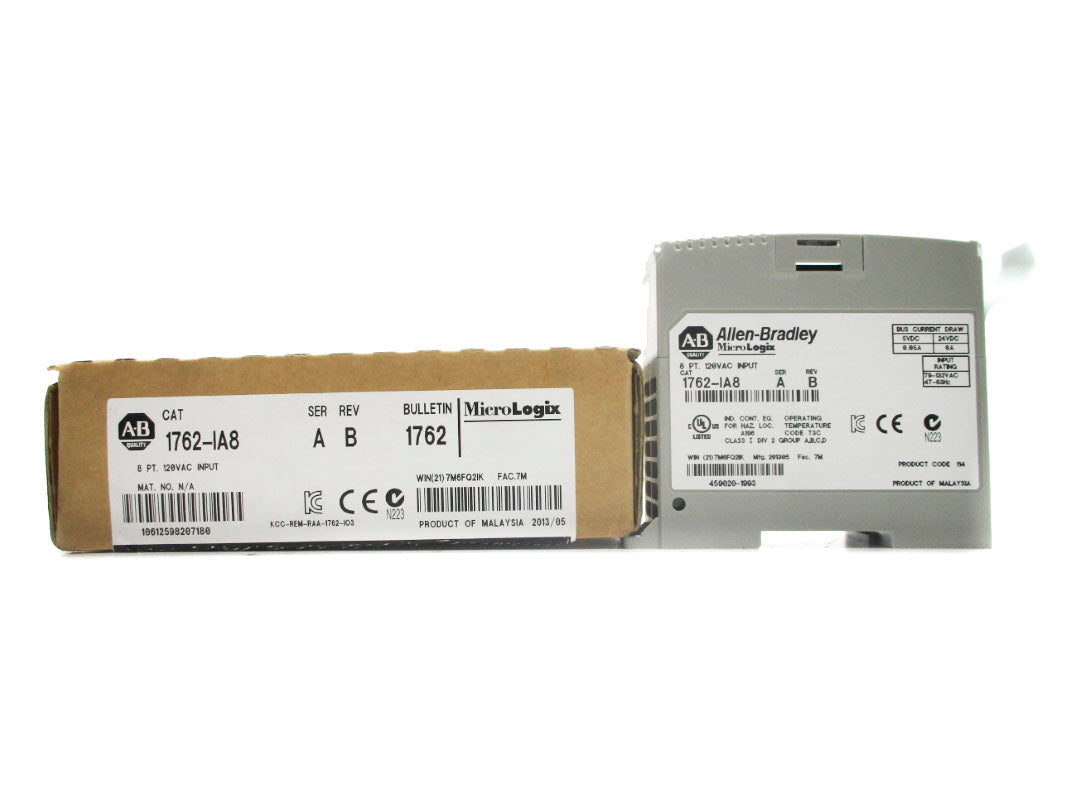 ALLEN BRADLEY 1762-IA8 SER. A 120VAC NSMP
