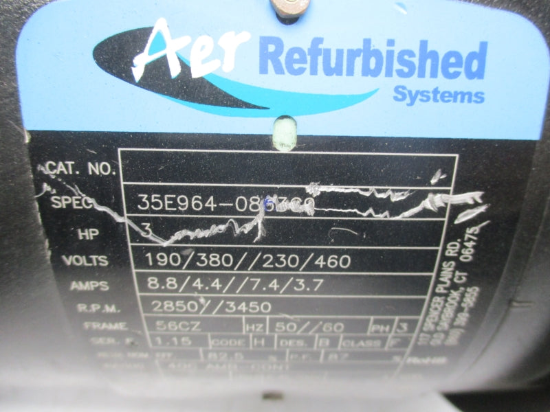 AER 35E964-0863G9 460V 3.7A REMAN