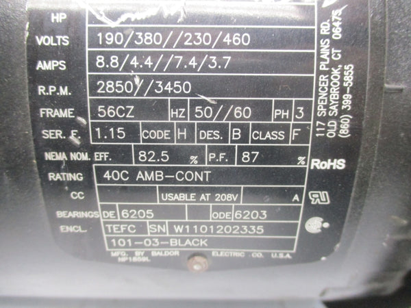 AER 35E964-0863G9 460V 3.7A REMAN