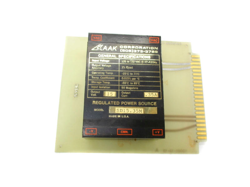 AAK SD15.35M 105-132VAC UNMP