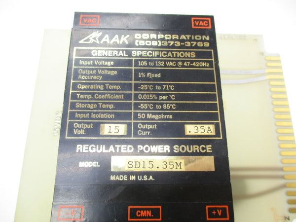 AAK SD15.35M 105-132VAC UNMP