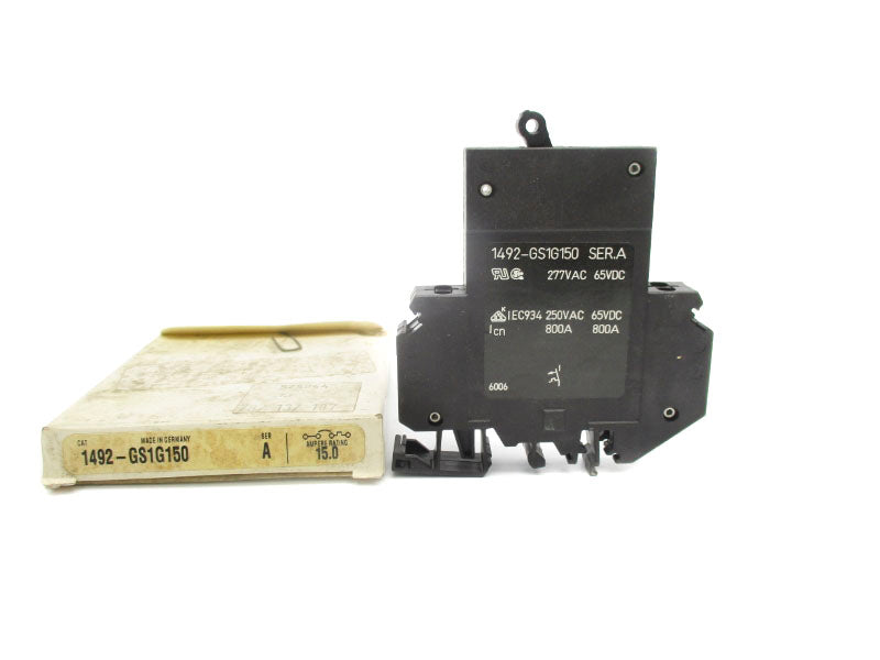 ALLEN BRADLEY 1492-GS1G150 SER. A 277VAC 15A NSMP
