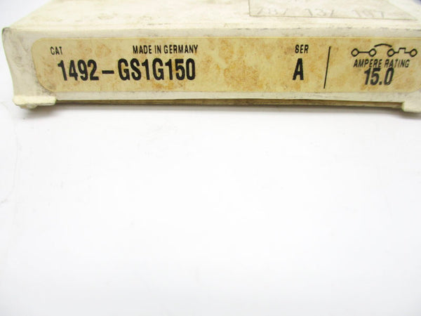 ALLEN BRADLEY 1492-GS1G150 SER. A 277VAC 15A NSMP