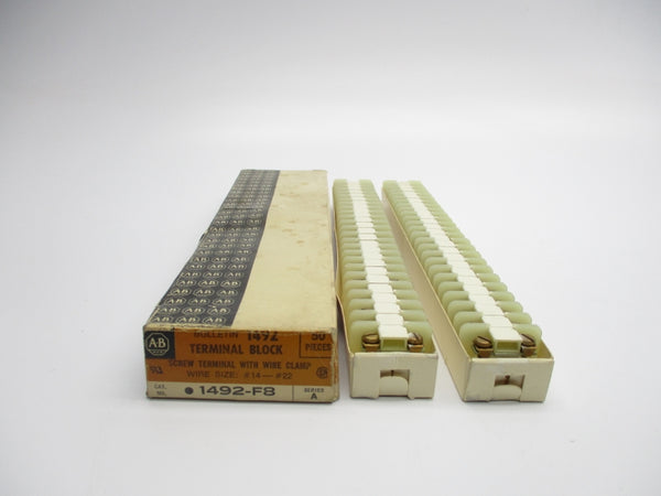 ALLEN BRADLEY 1492-F8 SER. A (PKG OF 50) (BK/OR) NSMP