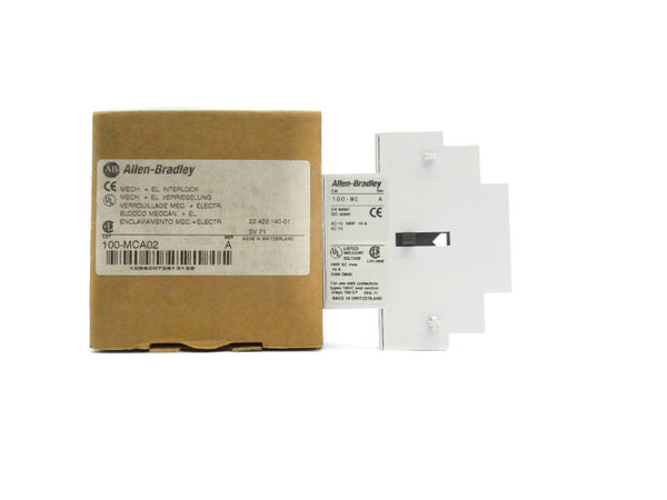 ALLEN BRADLEY 100-MCA02 SER. A 600VAC 10A (BR/WH) NSMP