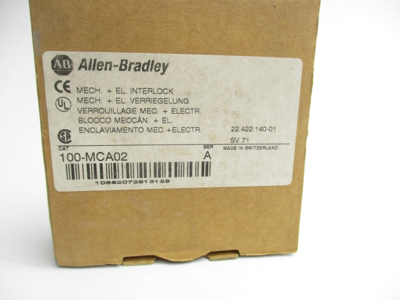 ALLEN BRADLEY 100-MCA02 SER. A 600VAC 10A (BR/WH) NSMP