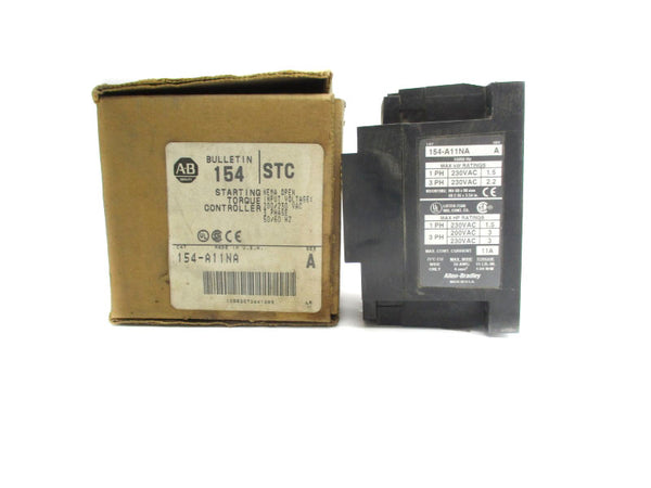 ALLEN BRADLEY 154-A11NA SER. A 200/230VAC 11A (BR/WH) NSMP