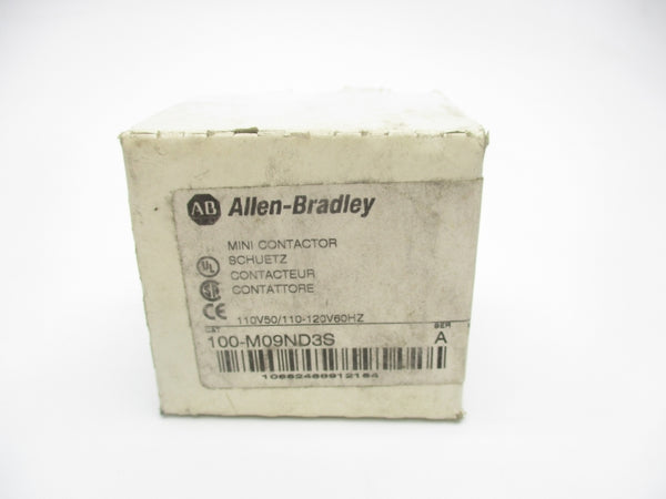 ALLEN BRADLEY 100-M09ND3S SER. A 110/120V 20A (WH) NSMP