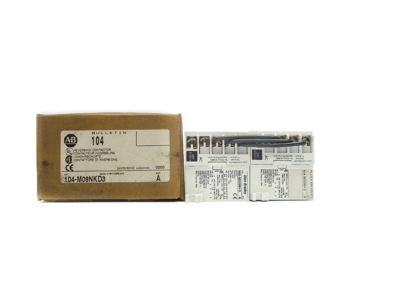 ALLEN BRADLEY 104-M09NKD3 SER. A 24VDC 12A (BR/WH) NSMP
