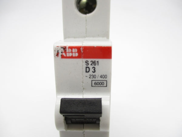 ABB S261-D3 230/400V 3A UNMP