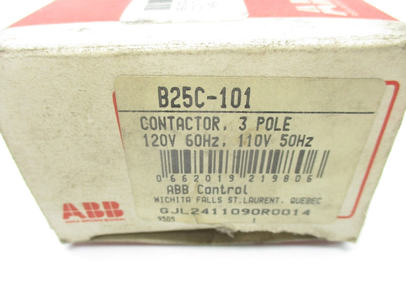 ABB B25C-101 110/120V NSMP