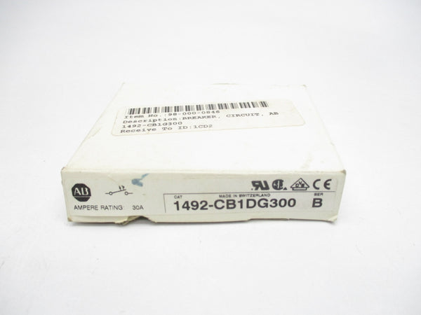 ALLEN BRADLEY 1492-CB1DG300 SER. B 120VDC 30A NSMP