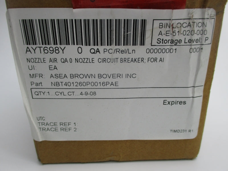 ABB NBT401260P0016PAE NSMP