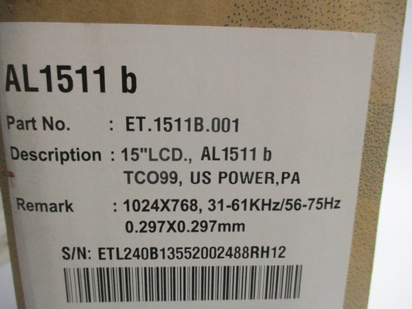 ACER ET.1511B.001 15" NSMP