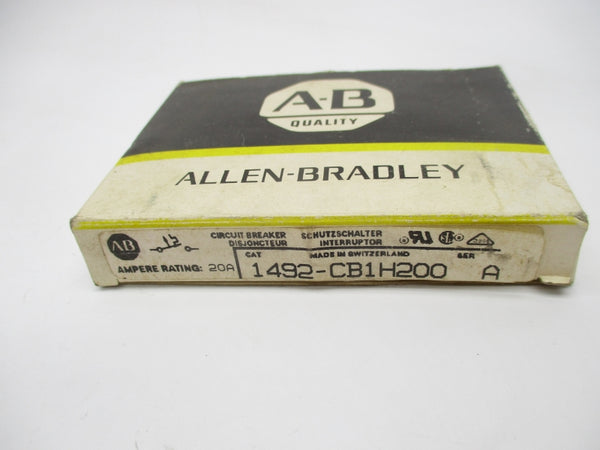 ALLEN BRADLEY 1492-CB1H200 SER. A 277VAC 20A (AS PICTURED) NSMP