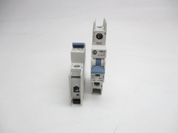 ALLEN BRADLEY 1489-A1C080 SER. A 277VAC 8A (PKG OF 2) NSMP