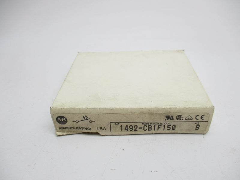 ALLEN BRADLEY 1492-CB1F150 SER. B 277VAC 15A NSMP