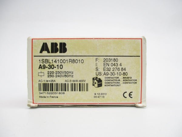 ABB 1SBL141001R8010 A9-30-10-80 230-240V 26A NSMP