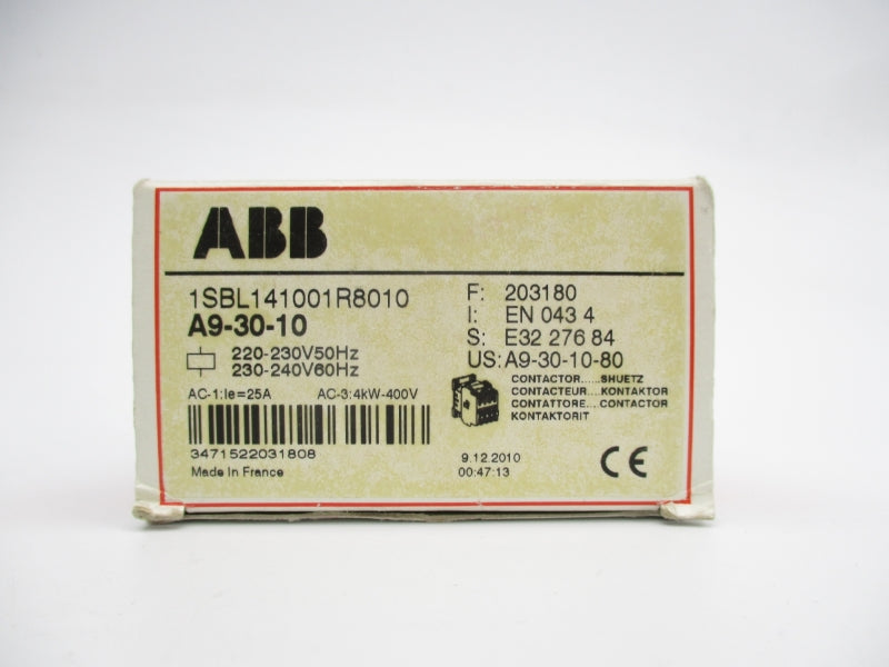 ABB 1SBL141001R8010 A9-30-10-80 230-240V 26A NSMP