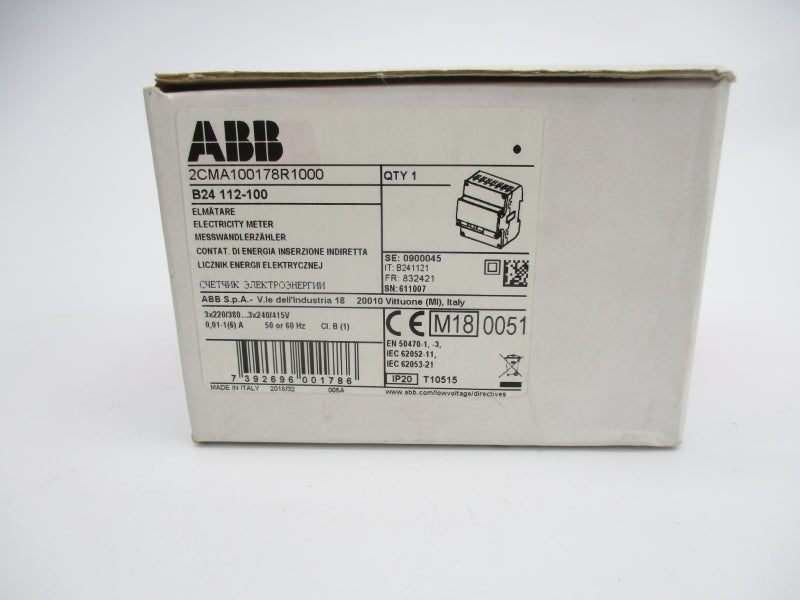 ABB 2CMA100178R1000 B24112-100 240/415V 6A NSMP