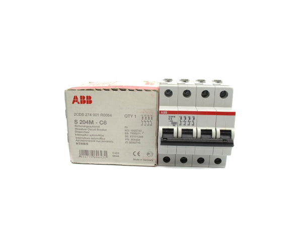 ABB 2CDS274001R0064 S204M-C6 400V 6A NSMP