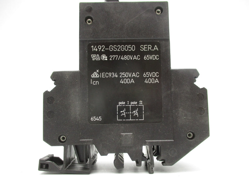 ALLEN BRADLEY 1492-GS2G050 SER. A 277/480VAC 5A NSNP