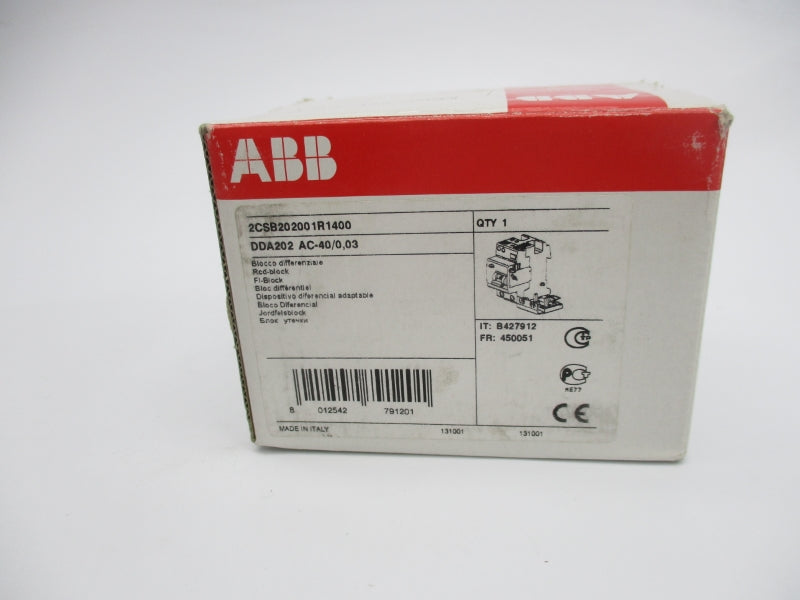 ABB 2CSB202001R1400 DDA202AC-40/0,03 0.03A NSMP
