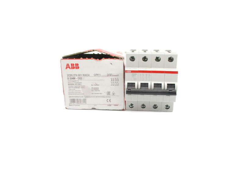 ABB 2CDS274001R0634 S204M-C63 400V 63A NSMP