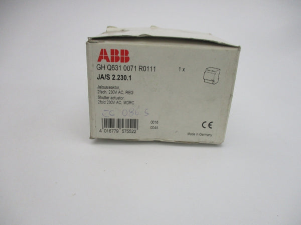 ABB GHQ6310071R0111 JA/S2.230.1 230VAC 6A NSMP