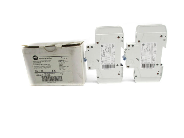 ALLEN BRADLEY 1489-D1C200 SER. A 125VDC 20A (PKG OF 2) NSMP