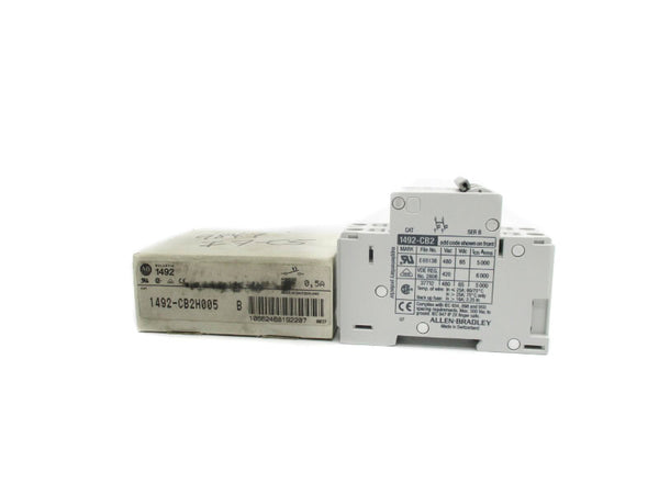 ALLEN BRADLEY 1492-CB2H005 SER. B 480VAC 0.5A NSMP
