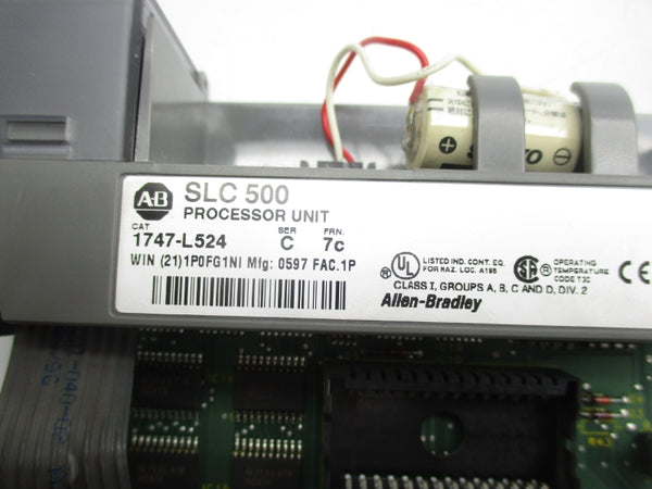 ALLEN BRADLEY 1747-L524 SER. C F/W 7C (NO DOOR) UNMP