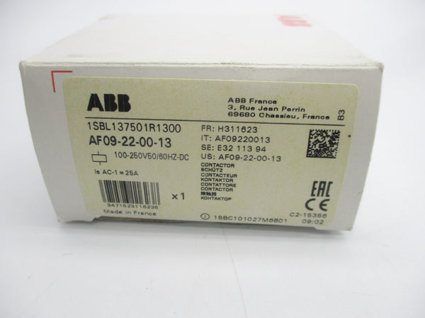 ABB AF09-22-00-13 1SBL137501R1300 100-250V NSMP