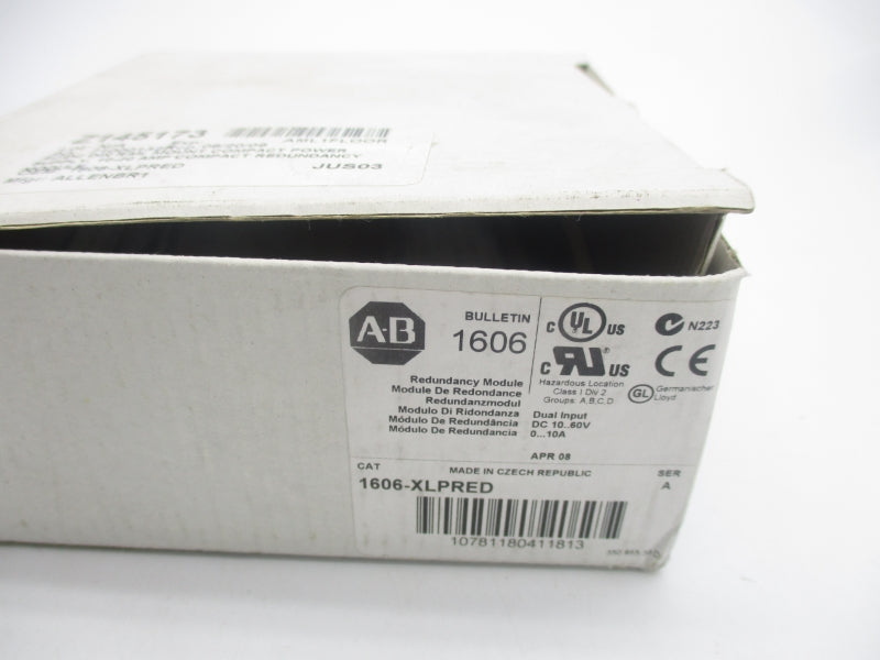 ALLEN BRADLEY 1606-XLPRED SER. A 12-48VDC 5A (WH) NSMP