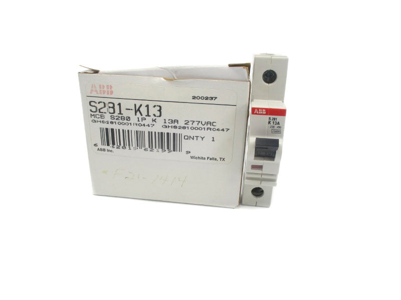 ABB S281-K13 277VAC 13A NSMP
